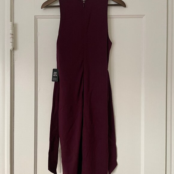 Express Wrap Dress in Plum - Picture 2 of 4
